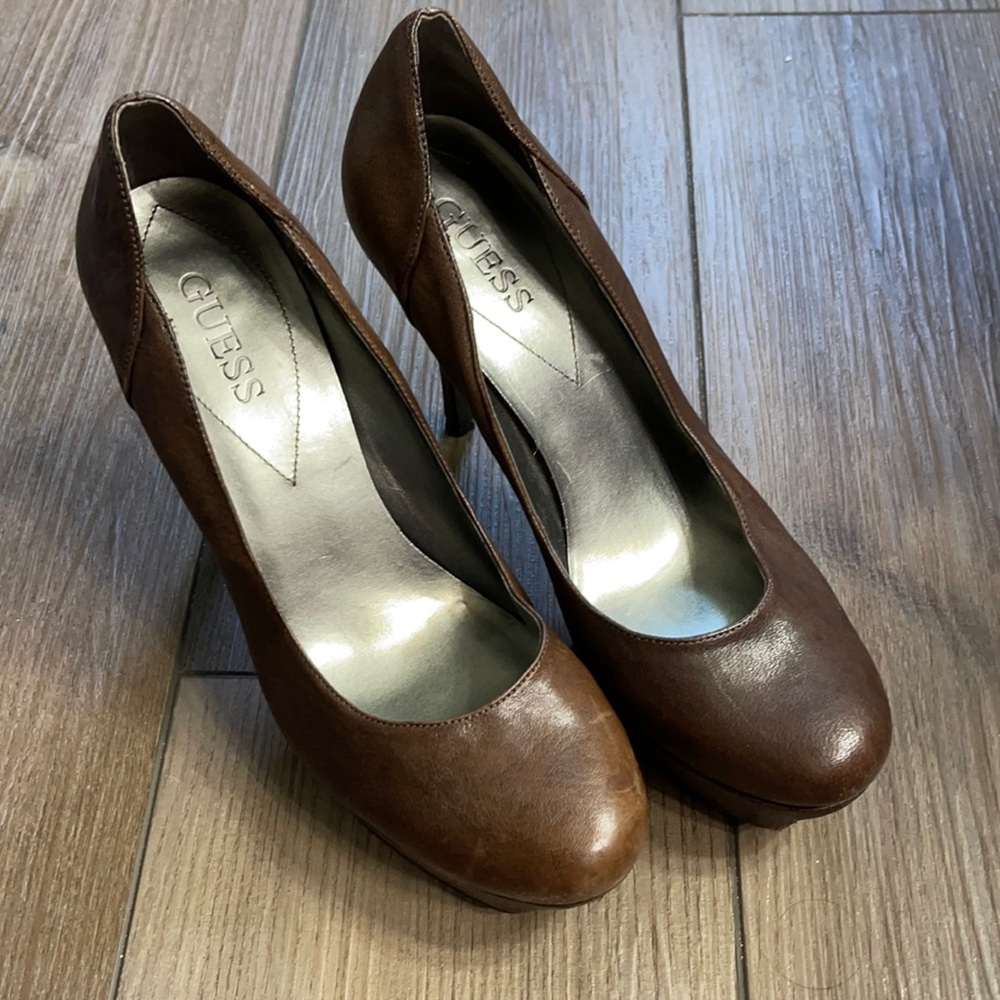 Guess platform heels